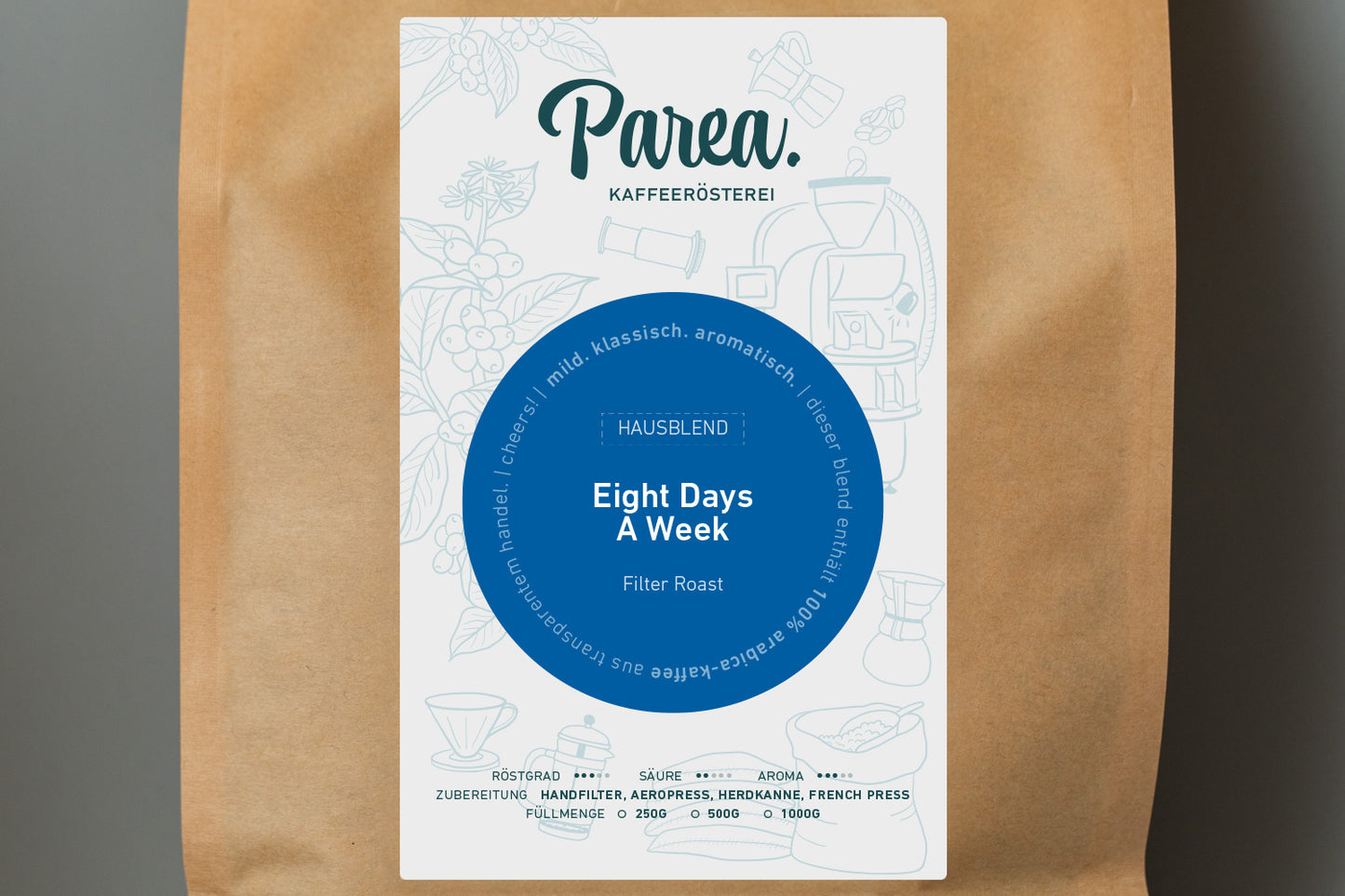 Eight Days A Week | milder Filterkaffee